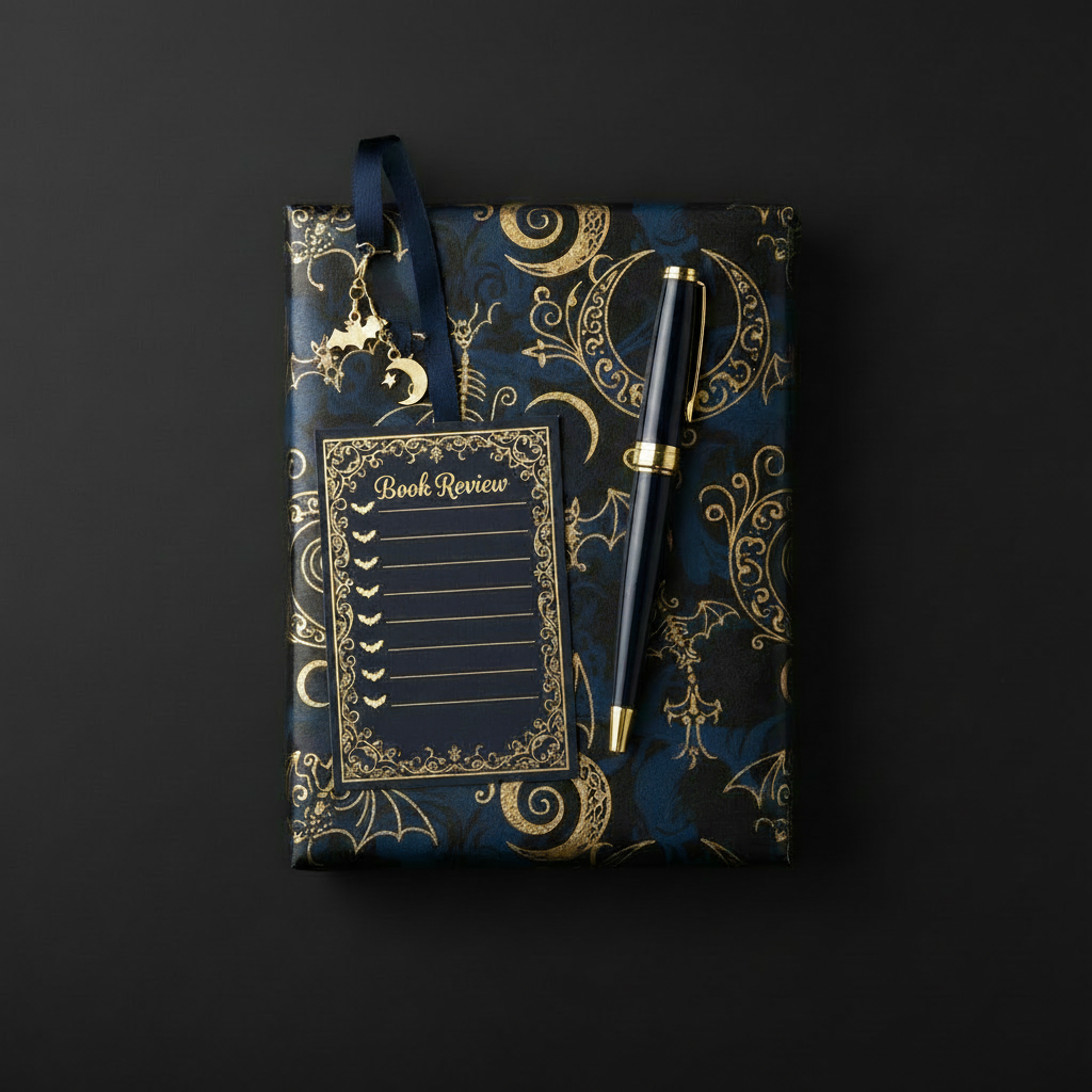 Dark fantasy wrapped book